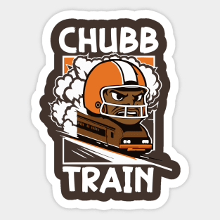 Nick Chubb Train Sticker